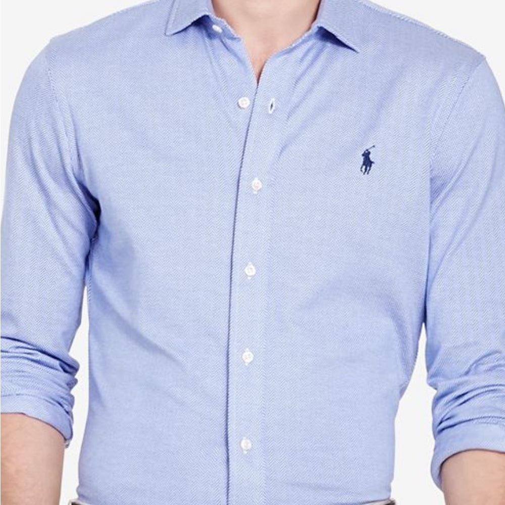 Men's Blue Polo by Ralph Lauren Shirt